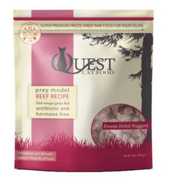 10oz Steve's Quest Beef Freeze Dried Nuggets For Cats - Health/First Aid
